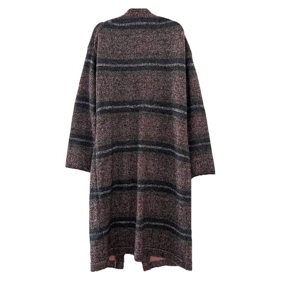 Zadig Voltaire Duster Cardigan Womens M 100% Cashmere Slouchy Chunky Grunge - Picture 3 of 6